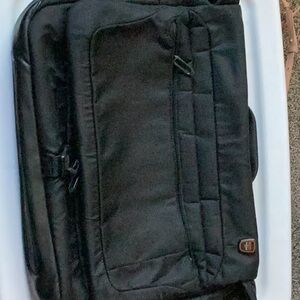 Tumi Black Laptop Bag with Professional Design